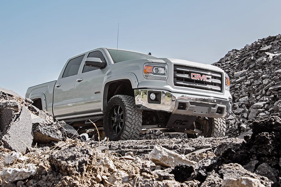 Chevrolet Silverado 1500 Skid Plate System - Front + Rear - Rough Country - Full Skid Package - 4WD - '14-'18
